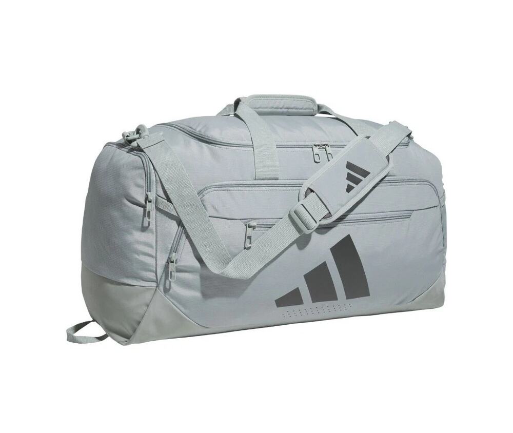 Adidas Defender 5 Medium Duffel Bag Wonder Sage Green Grey Six Gym Travel NWT